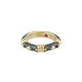 Stackable Fiesta Ring Solid Brass