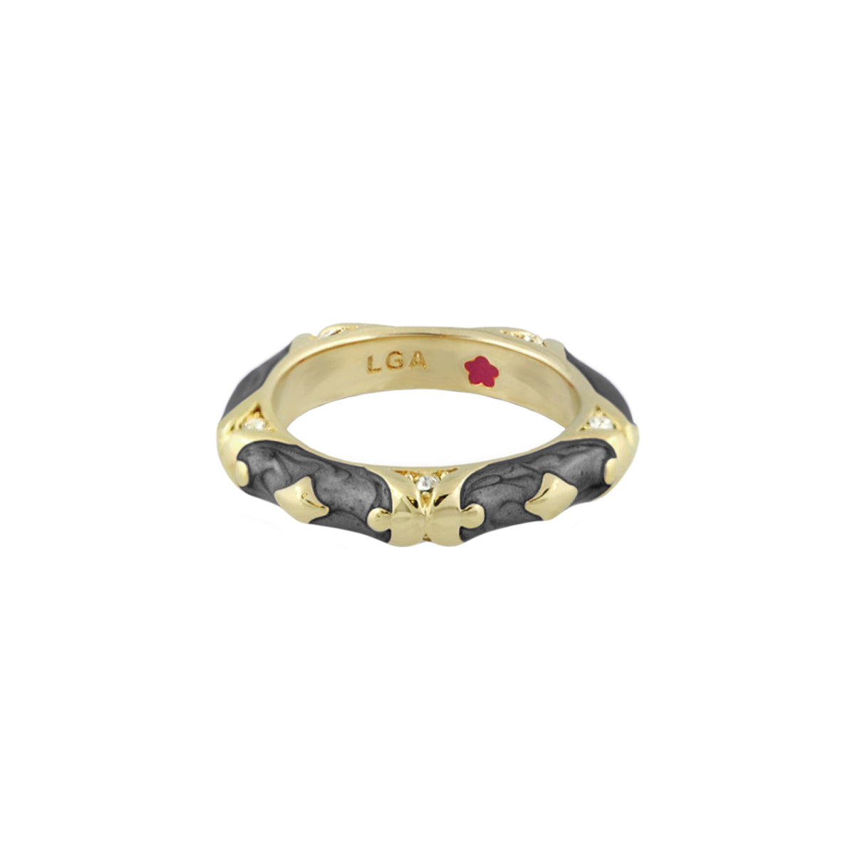 Stackable Fiesta Ring Solid Brass