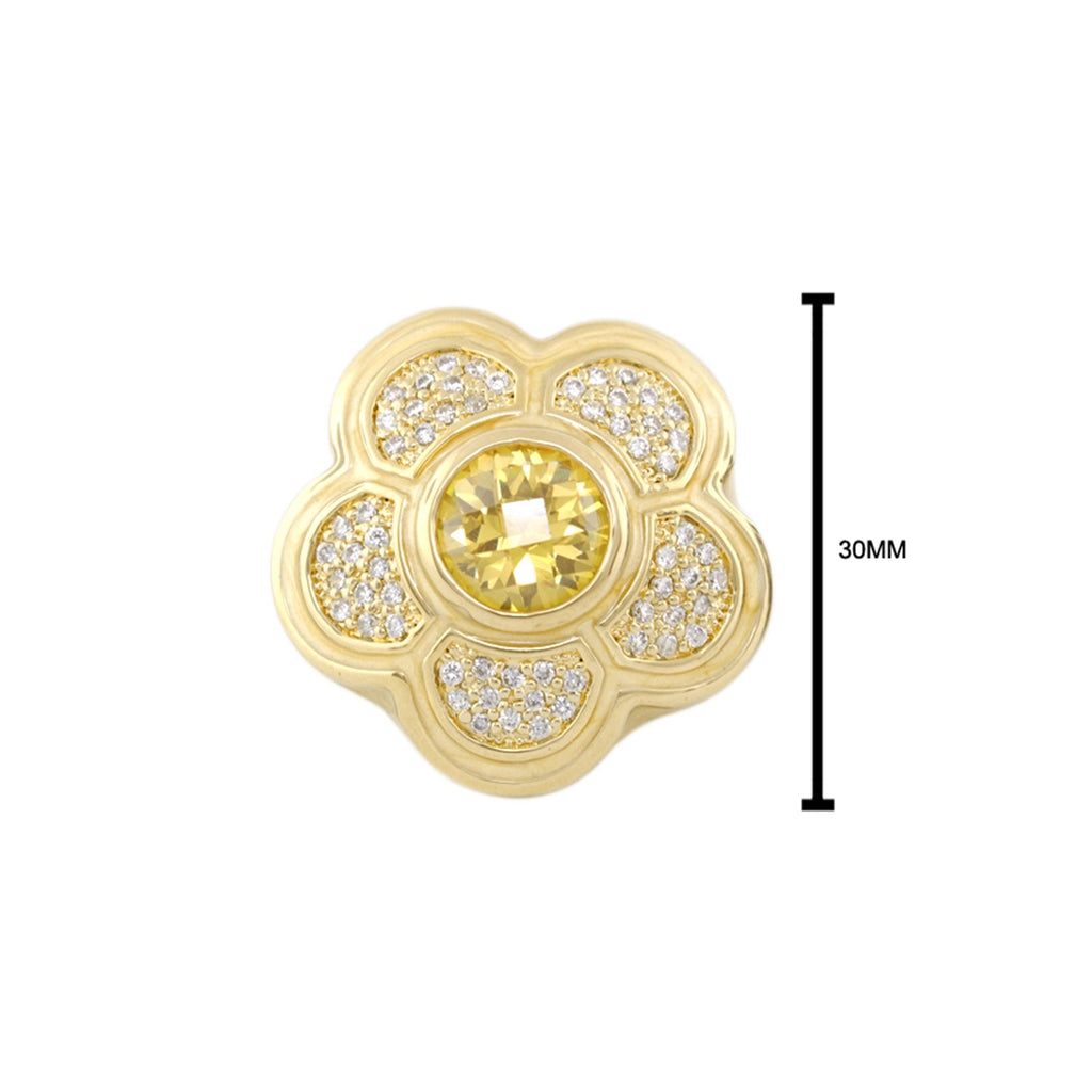 Daisy Swirl Cocktail Ring