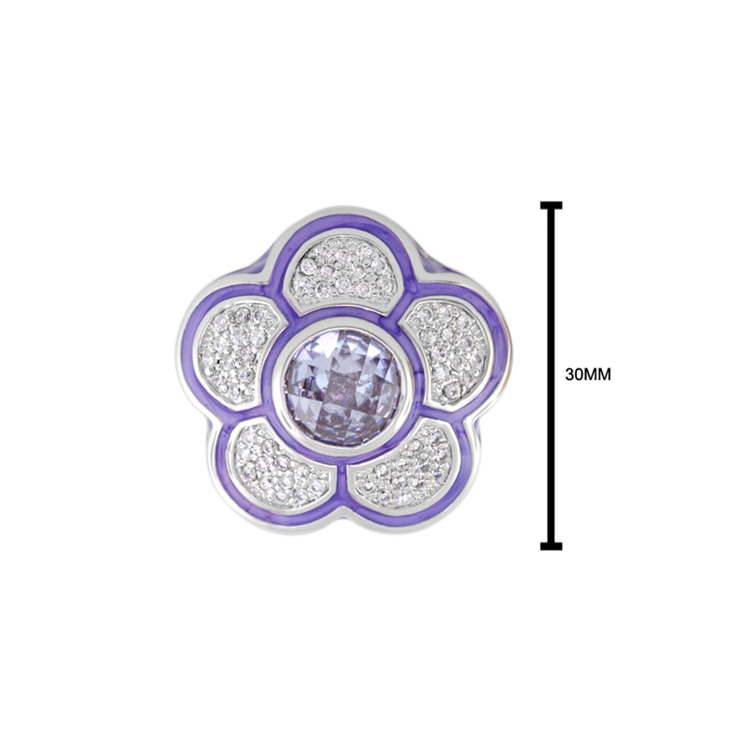 Daisy Swirl Cocktail Ring