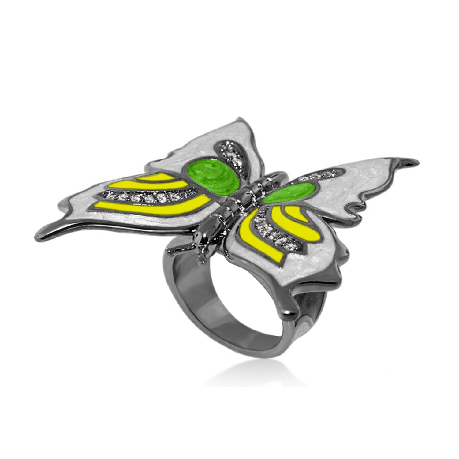 Butterfly World Green Ring