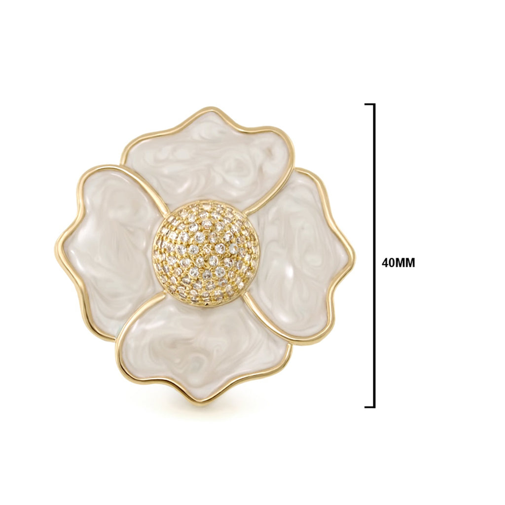 Poppy Love Cocktail Ring