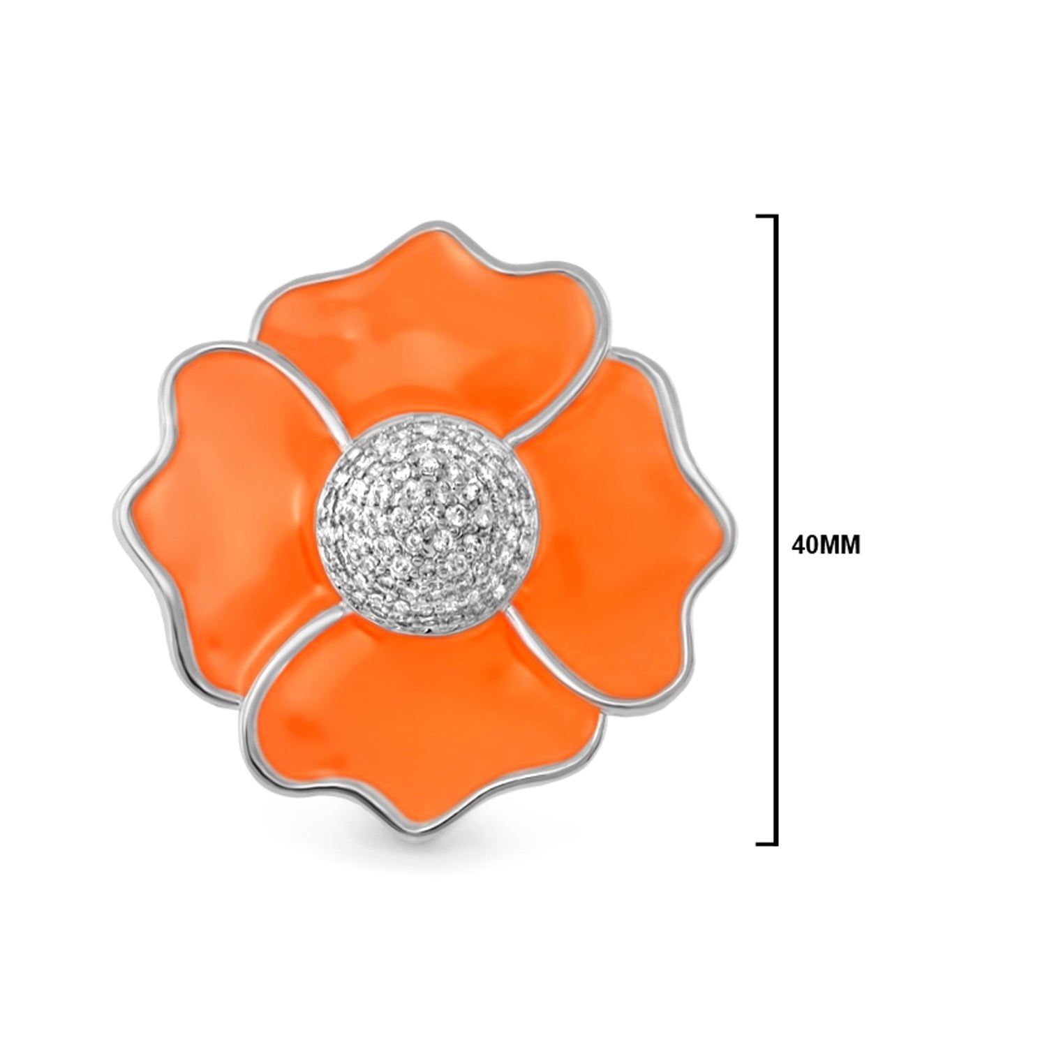 Poppy Love Cocktail Ring