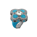 Floral Knight Cocktail Ring
