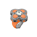 Floral Knight Cocktail Ring