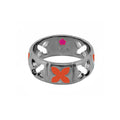 Floral Knight Band Ring