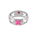 Floral Knight Band Ring