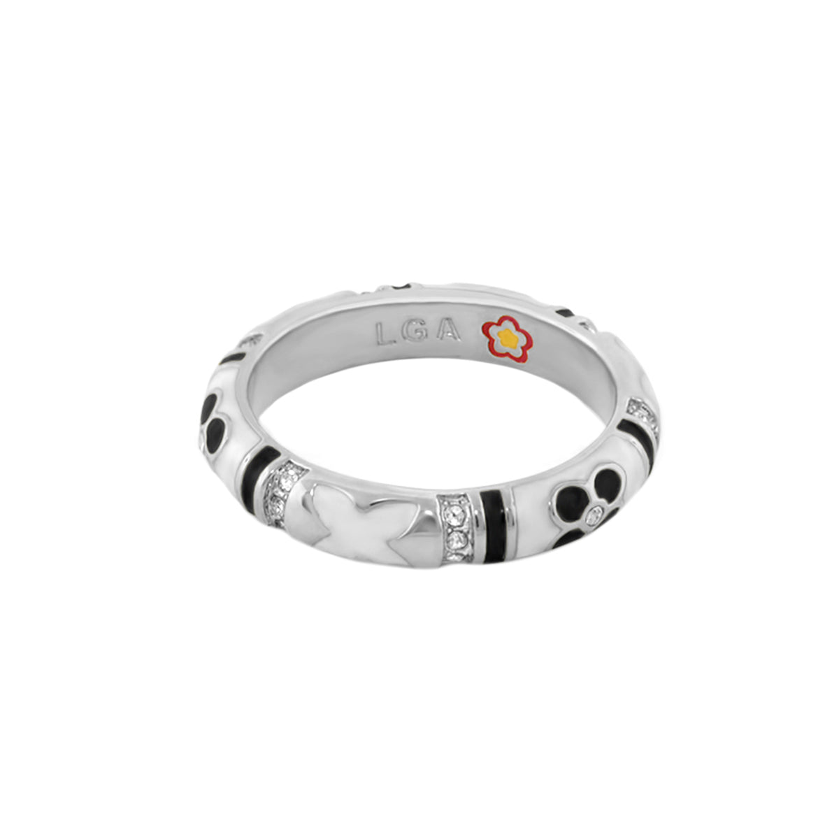 Floral Knight Stackable Ring