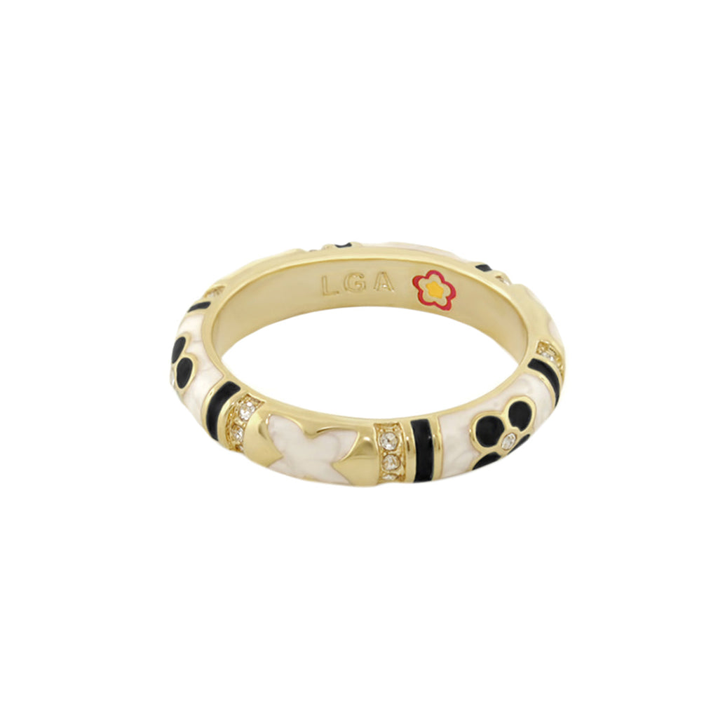 Floral Knight Stackable Ring