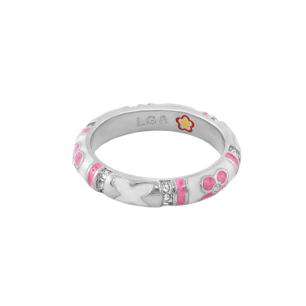 Floral Knight Stackable Ring
