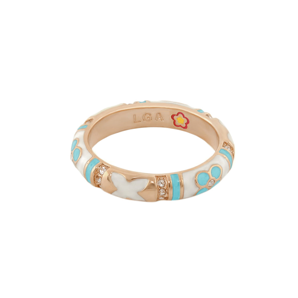 Floral Knight Stackable Ring