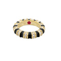 Stripe Tease Stackable Ring