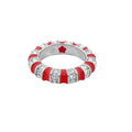 Stripe Tease Stackable Ring