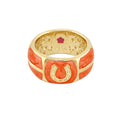 Equestrian Horseshoe Ring