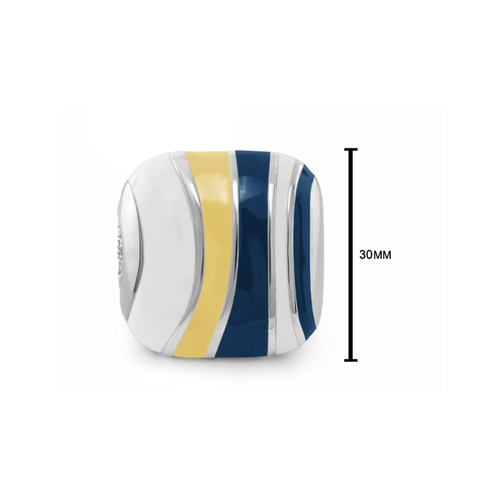 Stripes of Pave Cocktail Ring