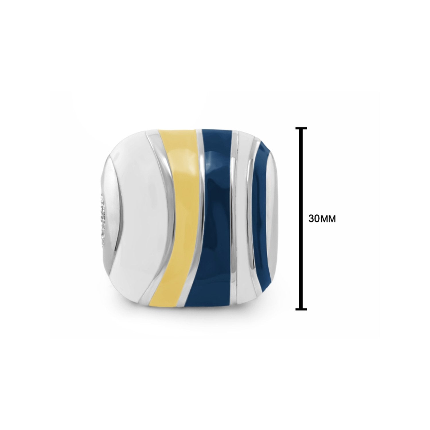Stripes of Pave Cocktail Ring