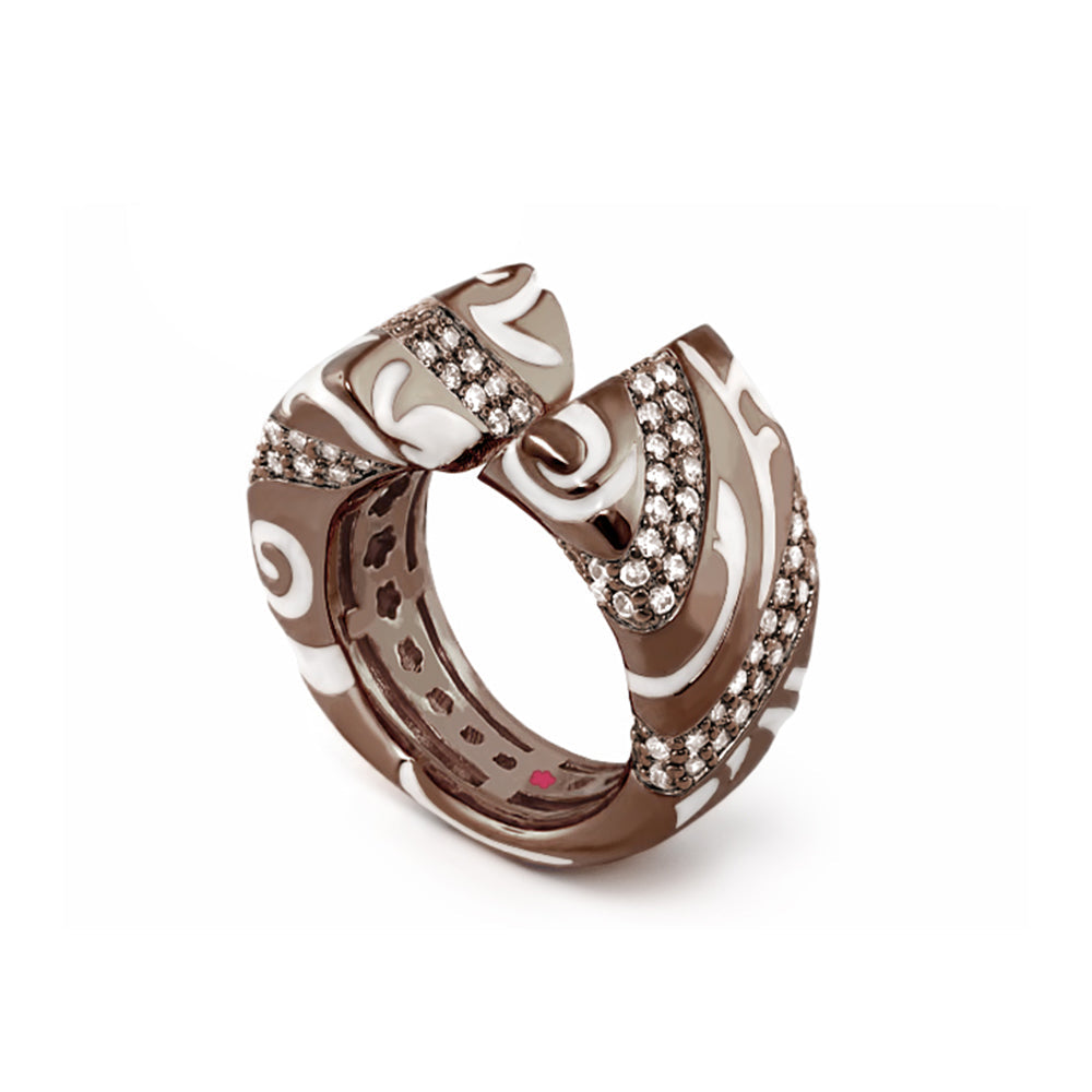 Rock My Swirl Cocktail Ring