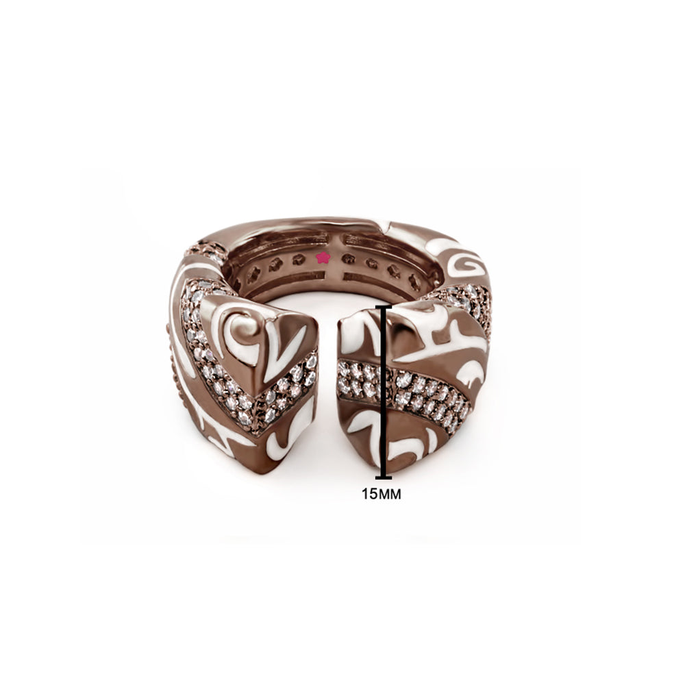 Rock My Swirl Cocktail Ring