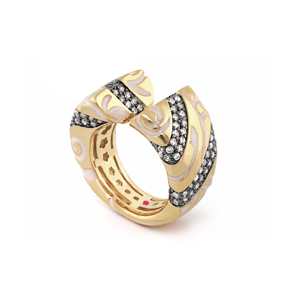 Rock My Swirl Cocktail Ring