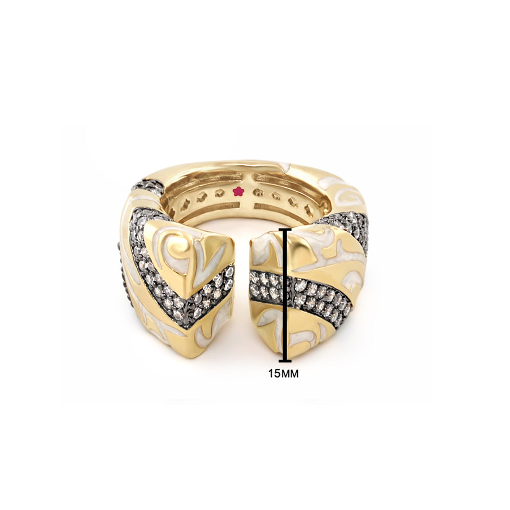 Rock My Swirl Cocktail Ring