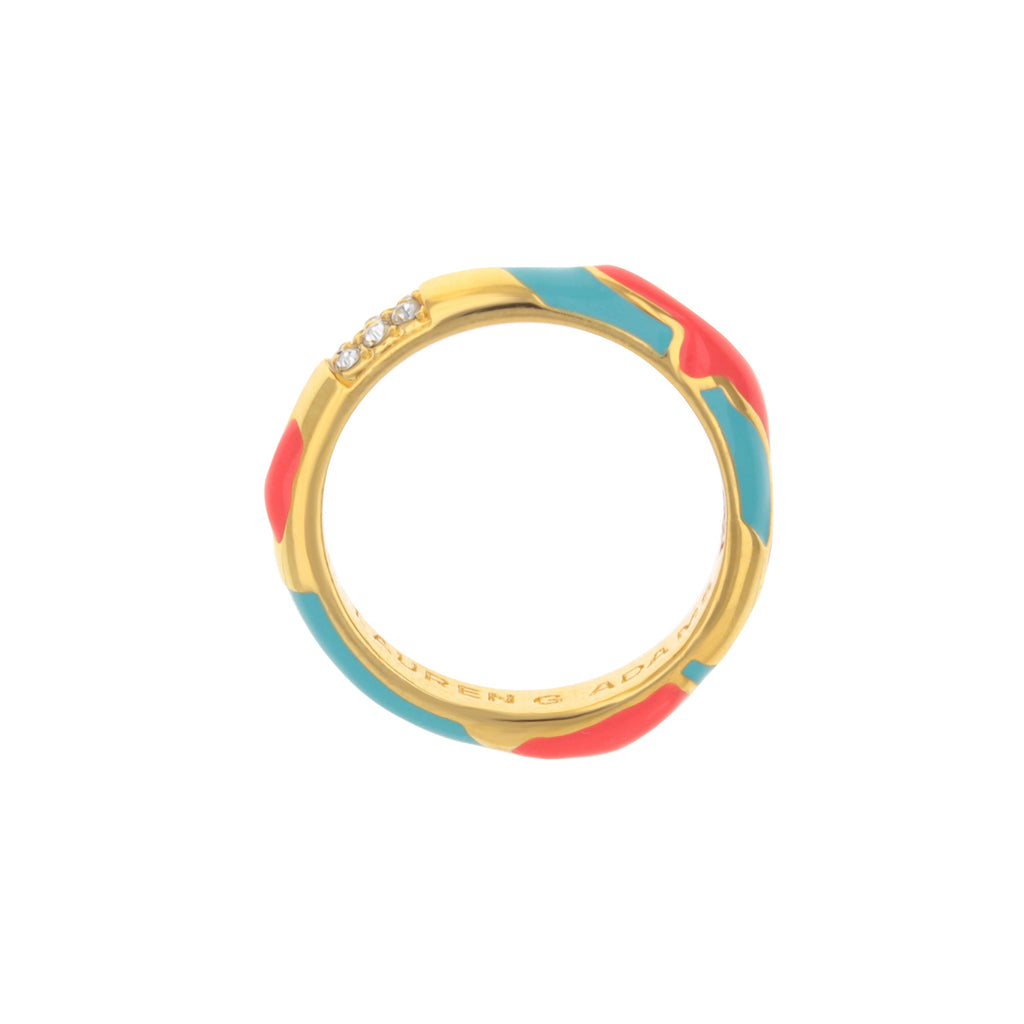 Pretty Little Things Coral Stackable Ring