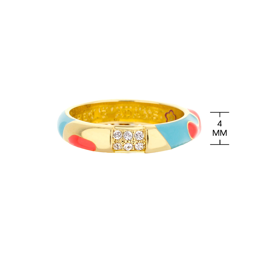 Pretty Little Things Coral Stackable Ring