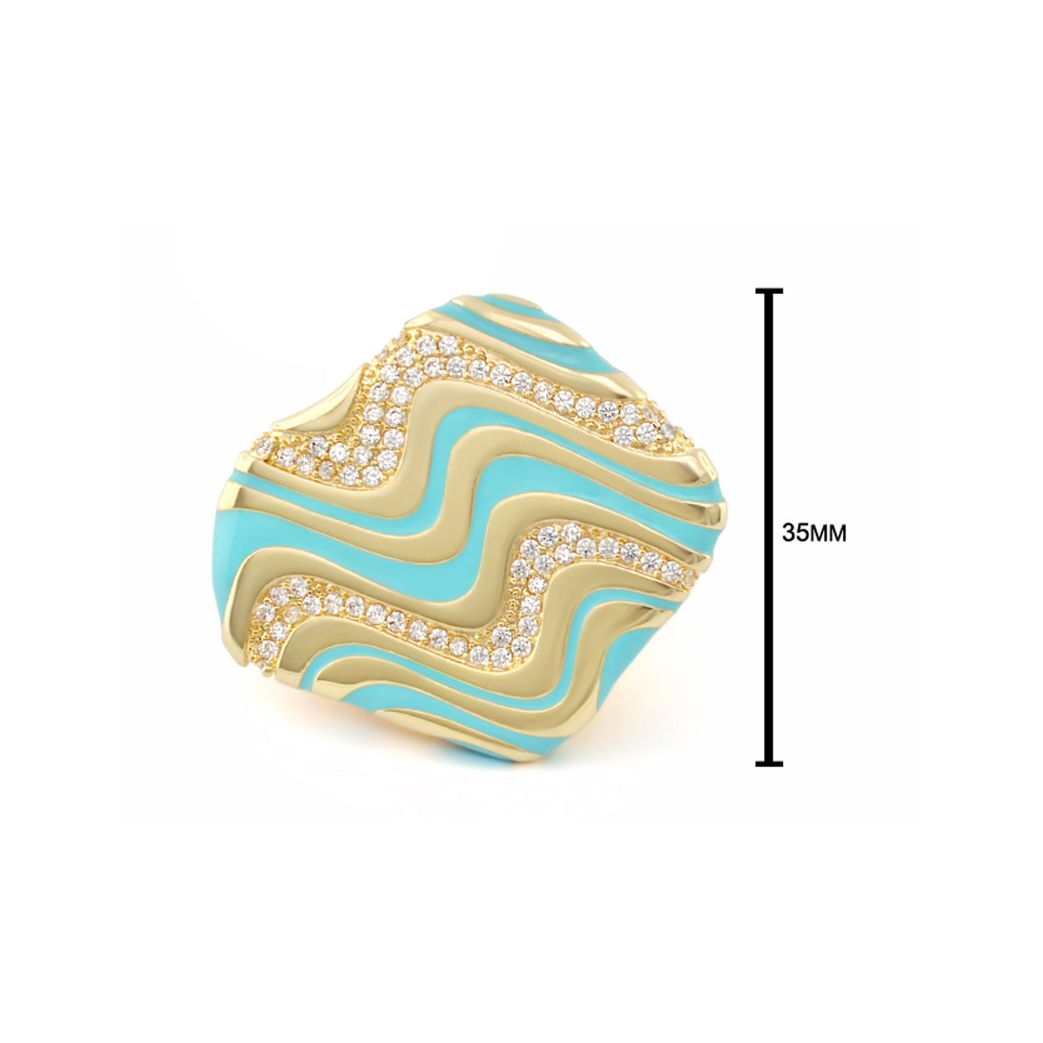 Moon Dust Cocktail Ring