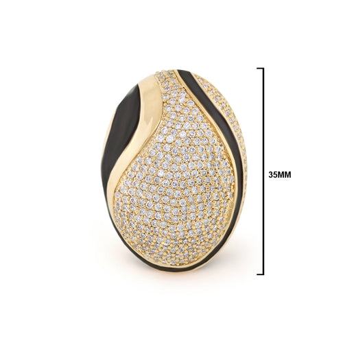 Angel Wings Cocktail Ring