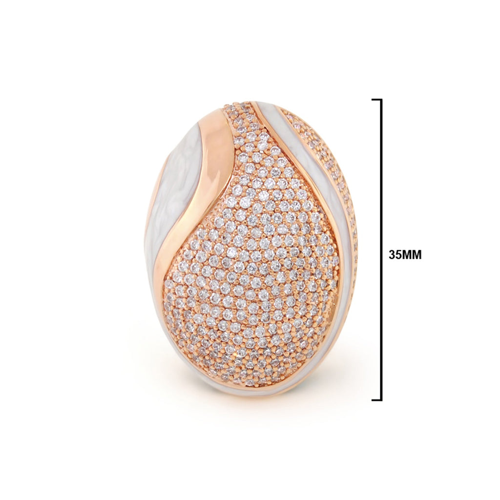 Angel Wings Cocktail Ring