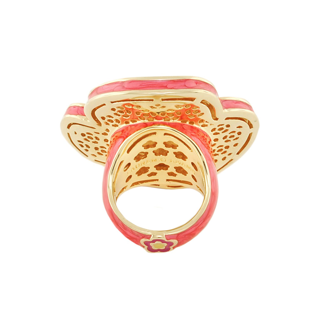 Rose Petal Cocktail Ring