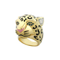 Sweet Leopard Cocktail Ring