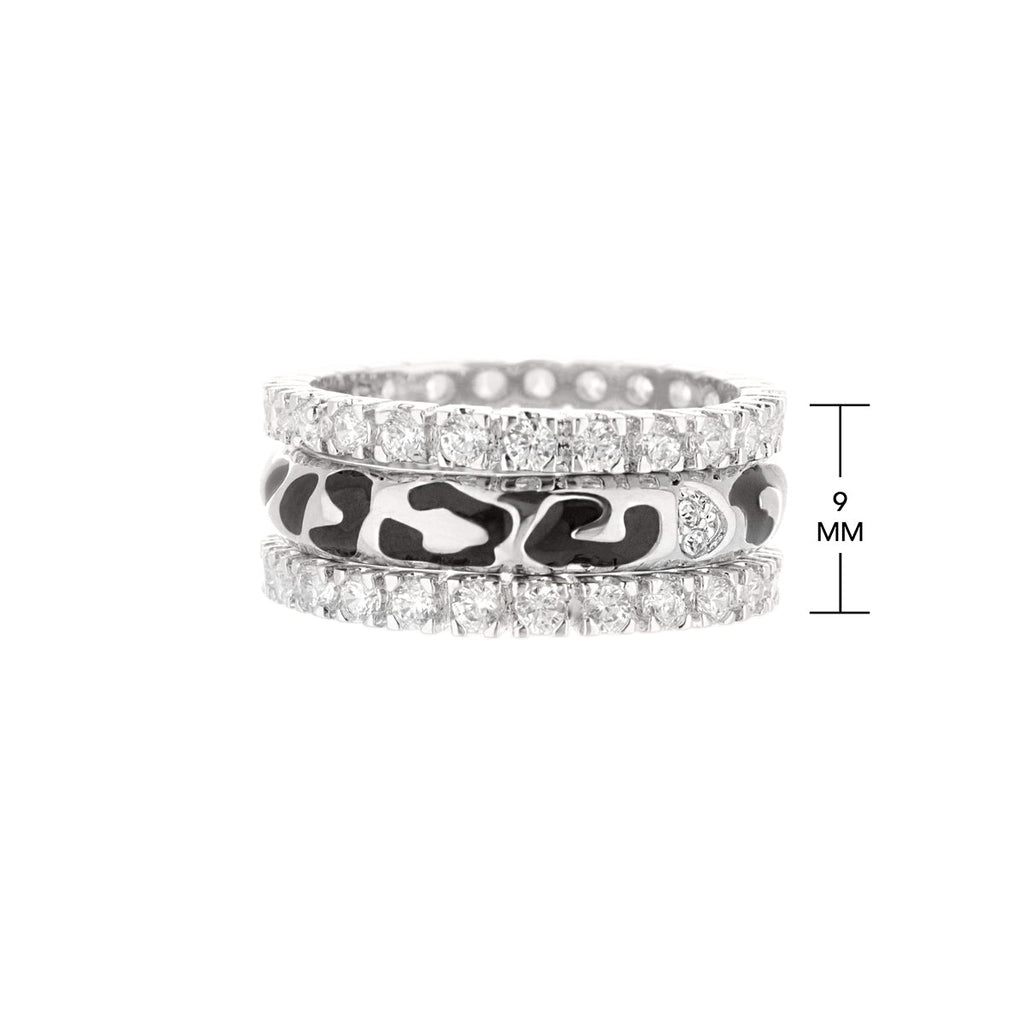 Sweet Leopard Ring Set