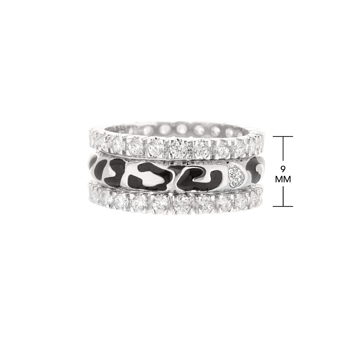 Sweet Leopard Ring Set