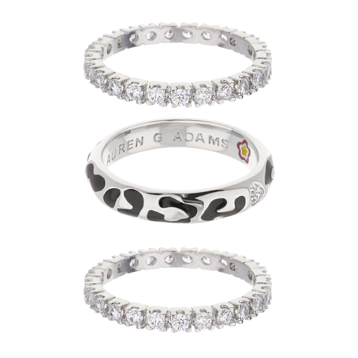 Sweet Leopard Ring Set