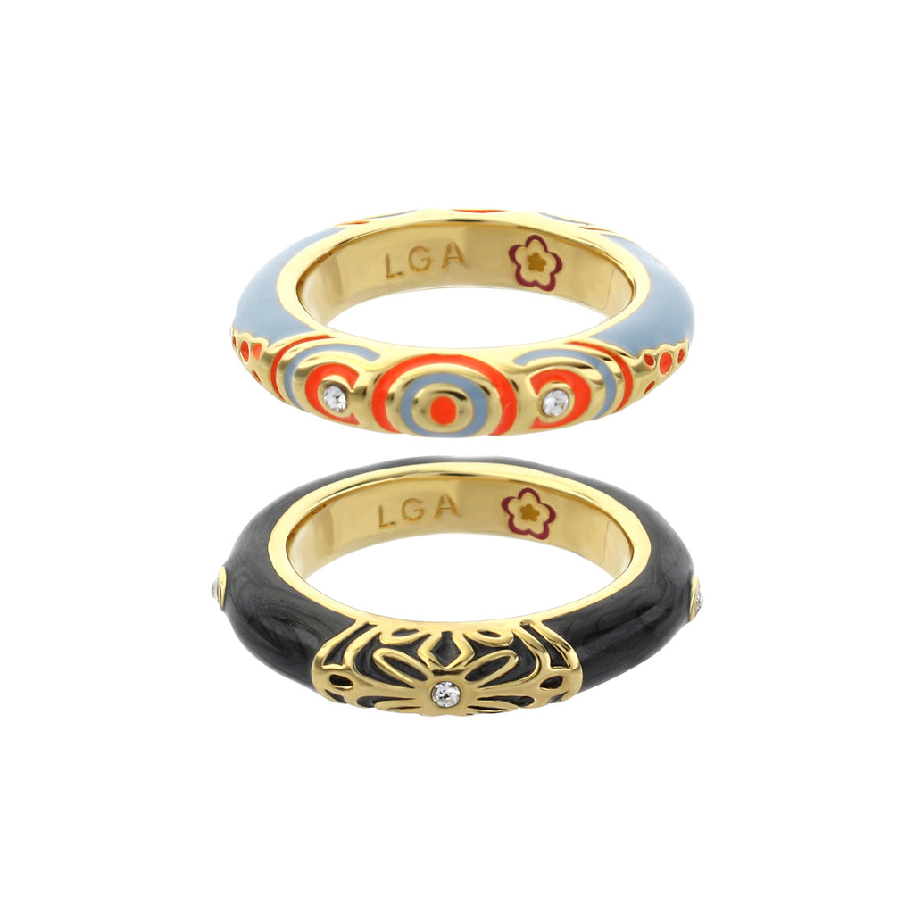 Petit Gateau Stackable Ring Set