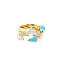 Material Girl Pave Band Set