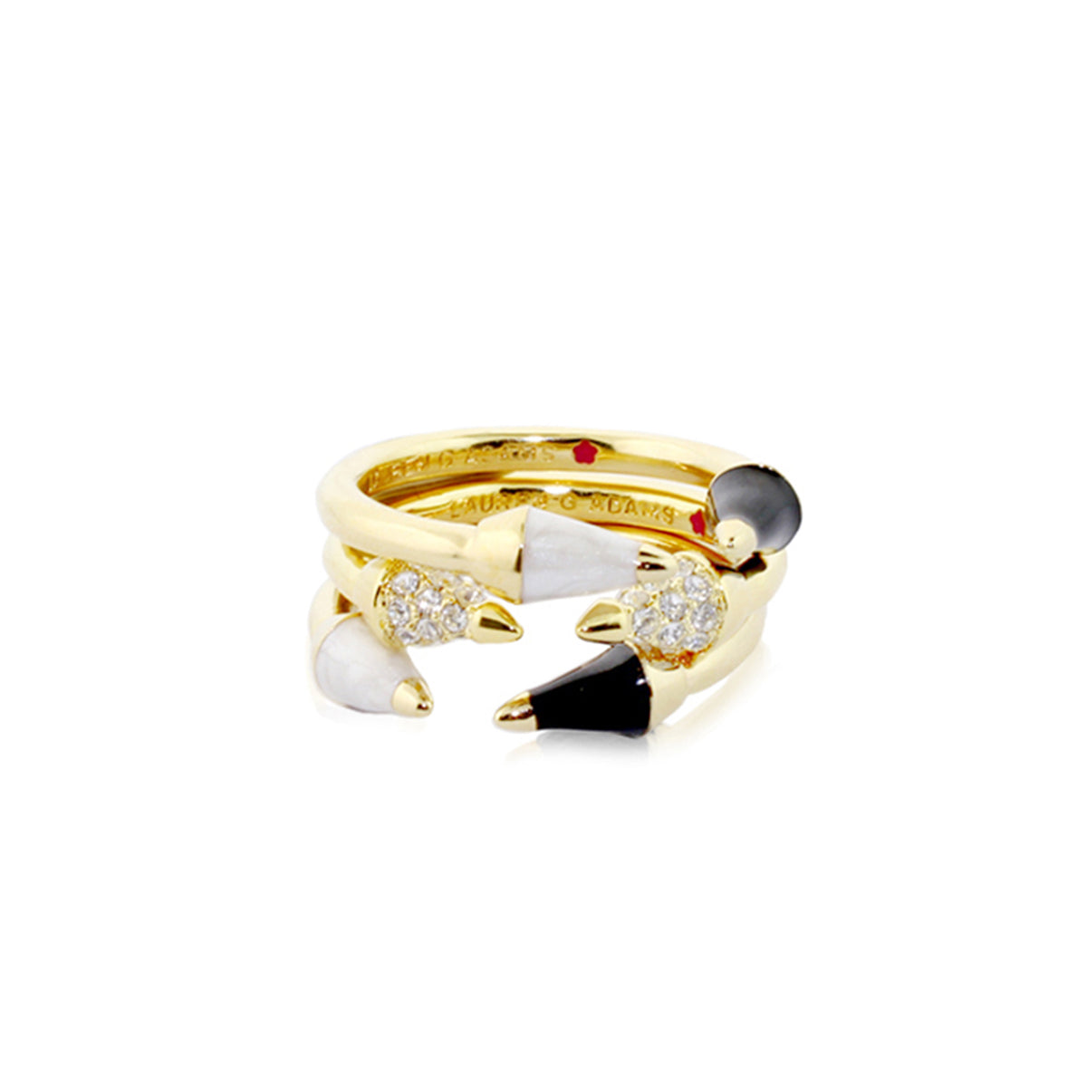 Material Girl Pave Band Set