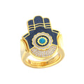 Lucky Hamsa Ring