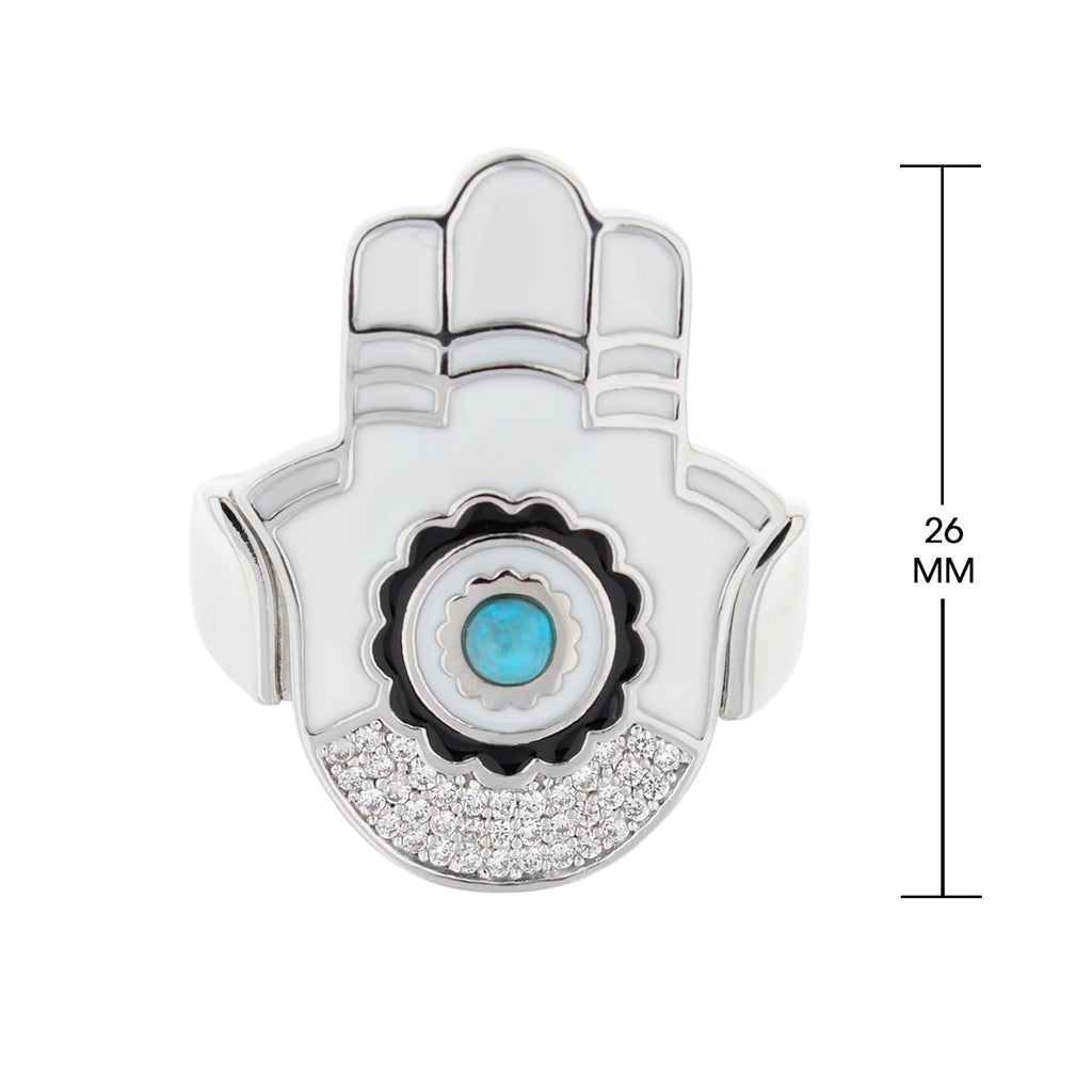 Lucky Hamsa Ring