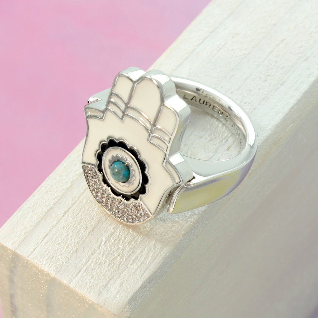 Lucky Hamsa Ring