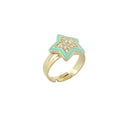Children's Pave Star Ring