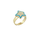 Children's Pave Star Ring
