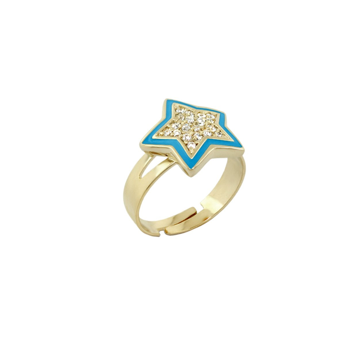 Children's Pave Star Ring