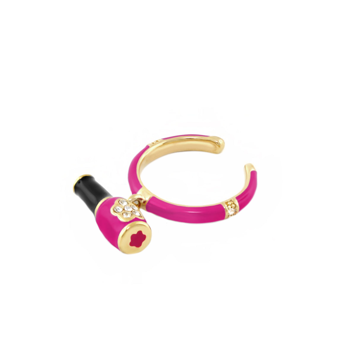 Girl's Bangle With Nail Polish Charm