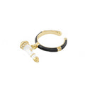 Ring With Microphone Charm