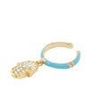 Girl's Hamsa Charm Ring