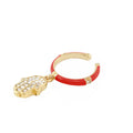 Girl's Hamsa Charm Ring
