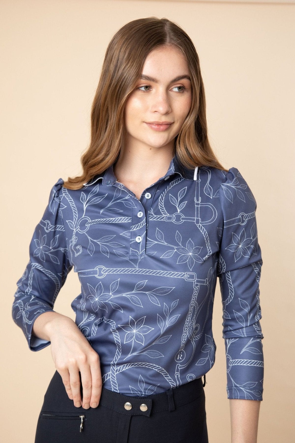 Regatta Polo-Shirt | Long Sleeve | Ropes Print