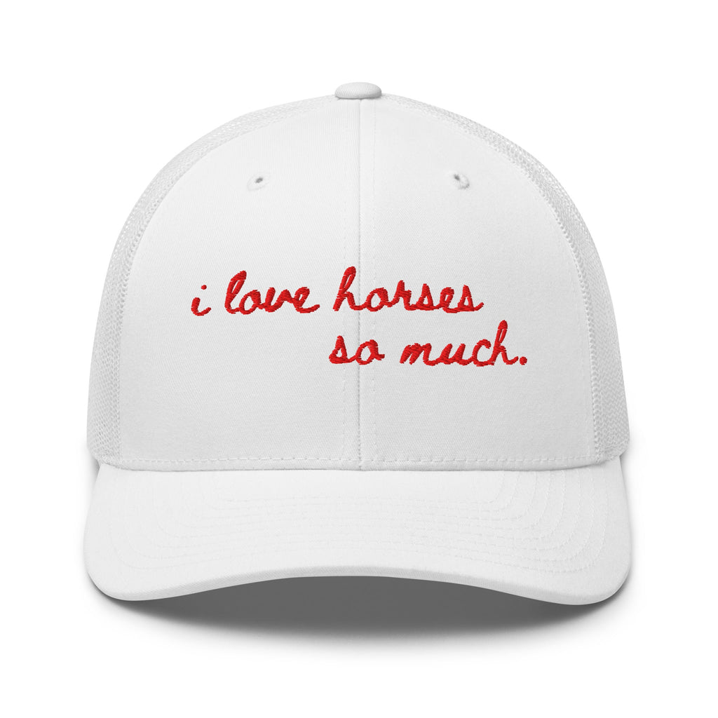 Trucker Cap - I Love Horses