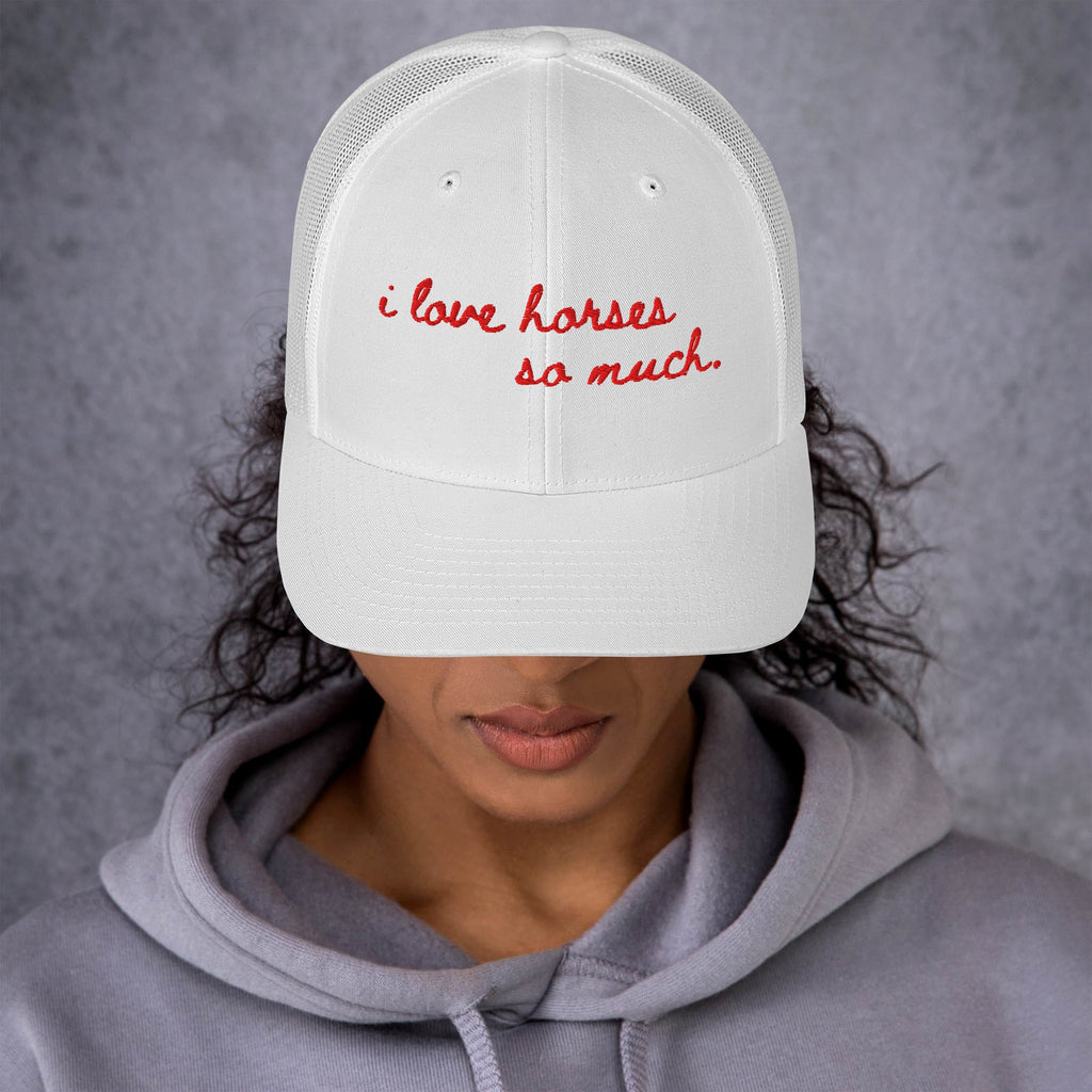 Trucker Cap - I Love Horses